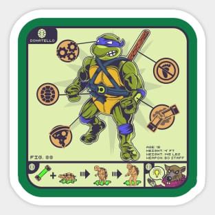 Guide to Your Half-shell Hero! Sticker